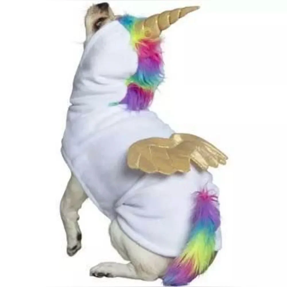 Winged Sparkle Unicorn Dog Halloween Costume XS/S